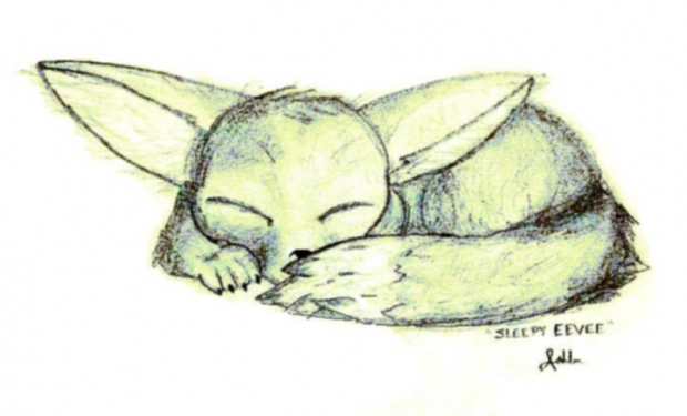 Sleeping Eevee