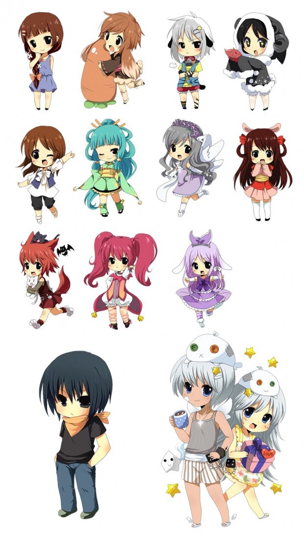 Gaia chibis