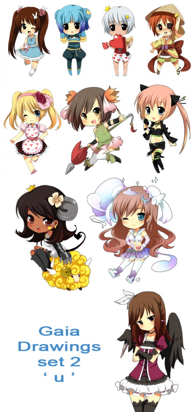 Gaia chibis 2