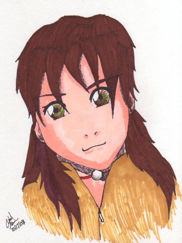 Self portrait manga style