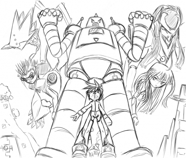 Zero and His Last Gen Robot