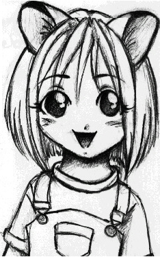 Sketchy Kitten