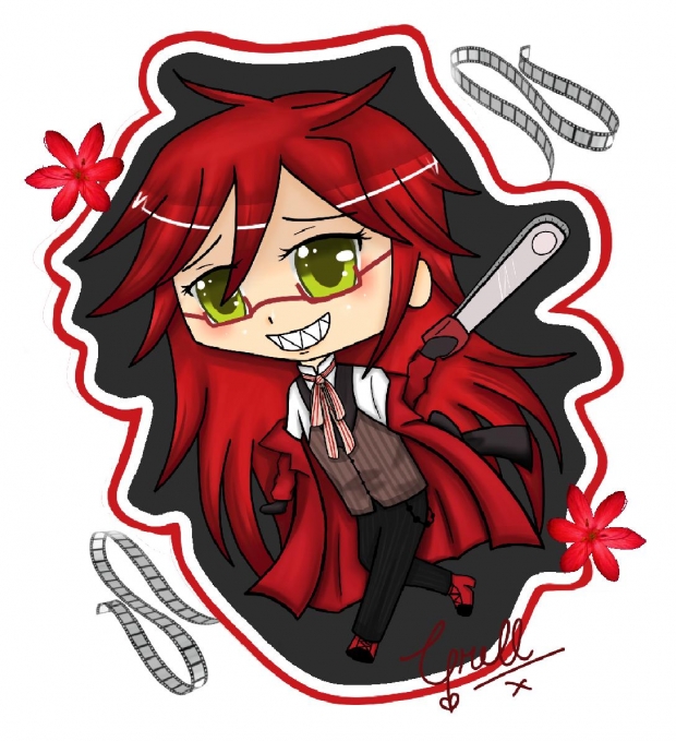 Kuroshitsuji - Grell chibi