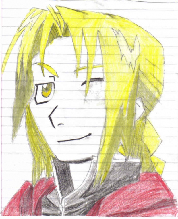 Edawrd Elric Drawing 1(colored)