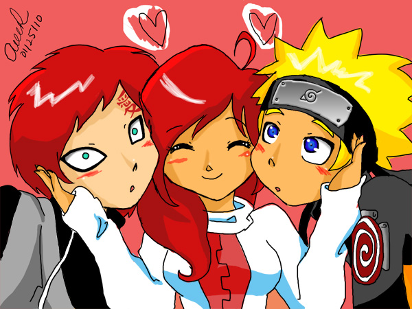 Gaara X nina X Naruto