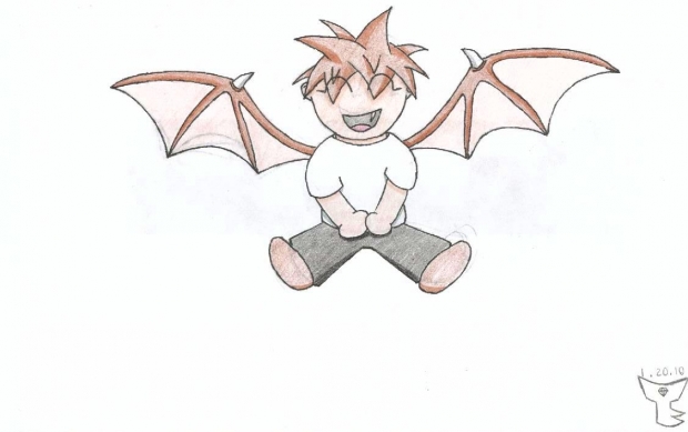 Chibi Brown Bat