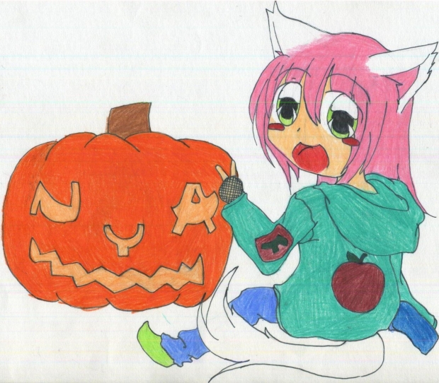 Neko-chan Gone Pumpkin Picking