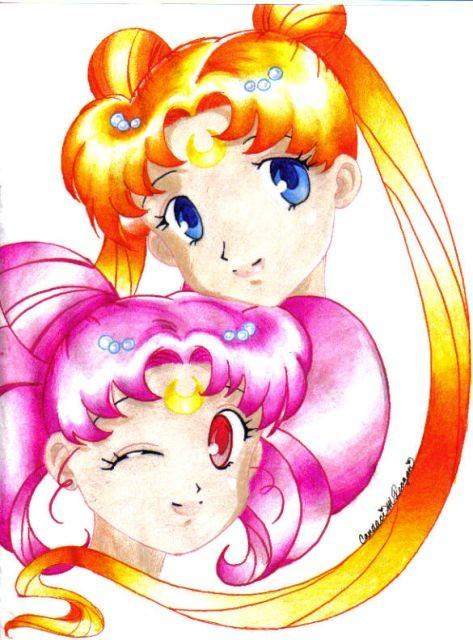 Usagi and Chibi-Usa