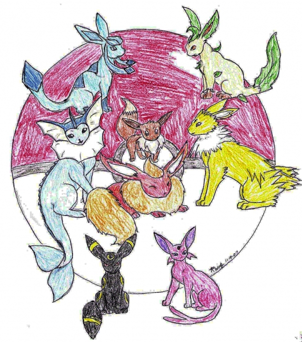 Eevee evolutions