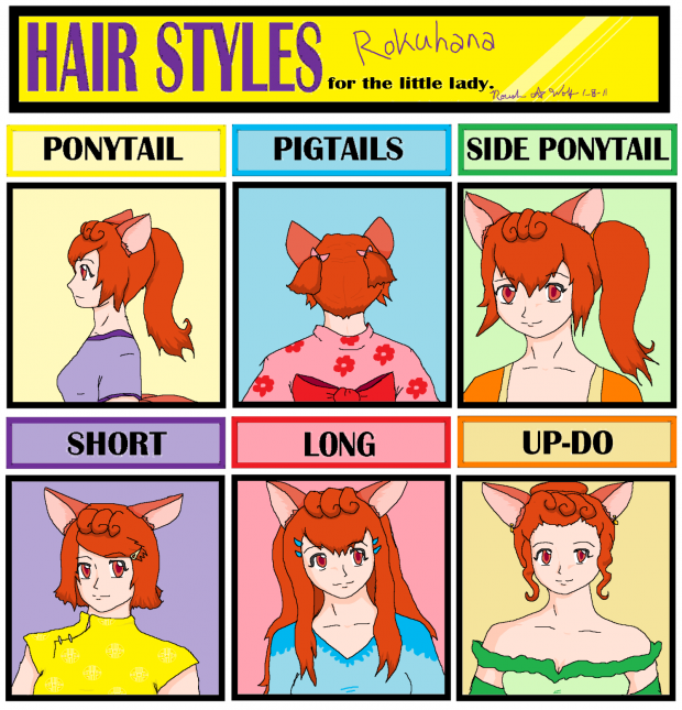 Hair styles meme: Rokuhana