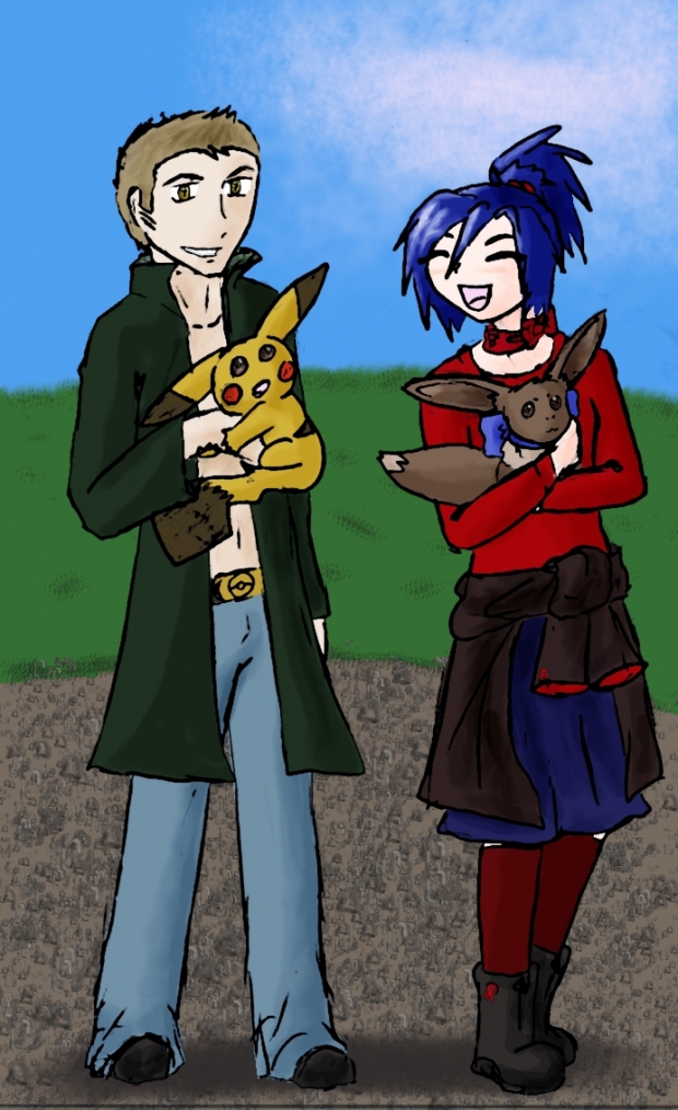 Shady and sabriela in poke'