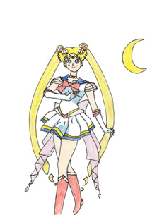 Sailor Moon, Posing