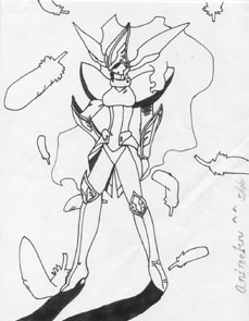 Athena With Feathers