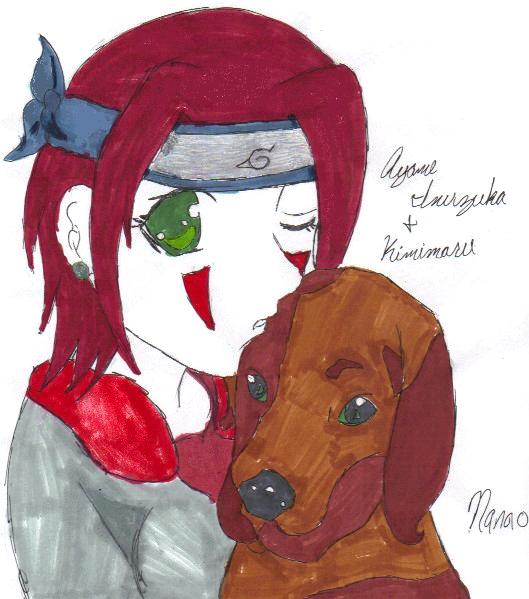 Ayame Inuzuka and Kimimaru