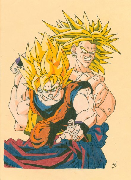 Goku and Brolly
