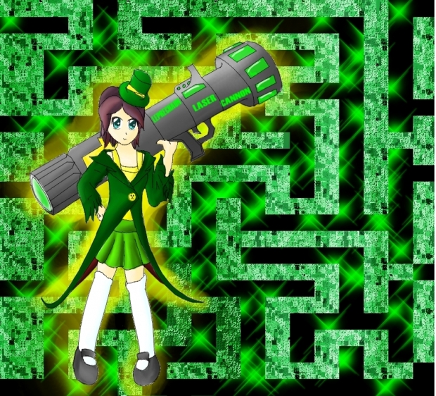 Leprechaun laser cannon!