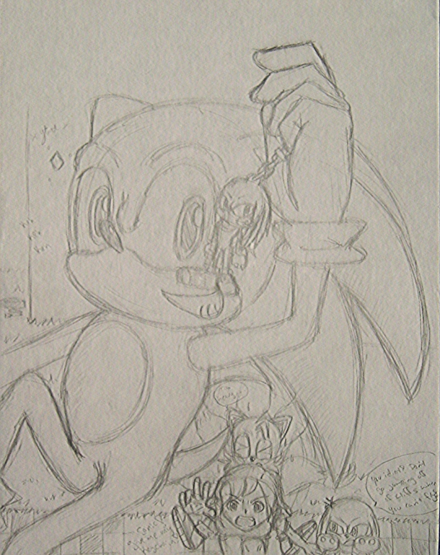 Sonic my keychain! (unfinished)