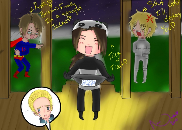 Belated Hetalia Halloween....doodlely