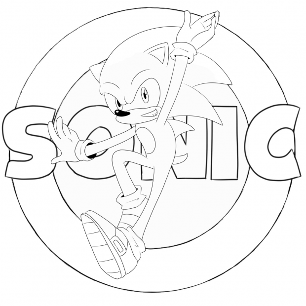 Sonic Line Art