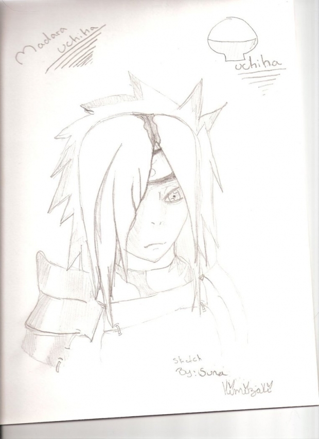 my sketch of madara