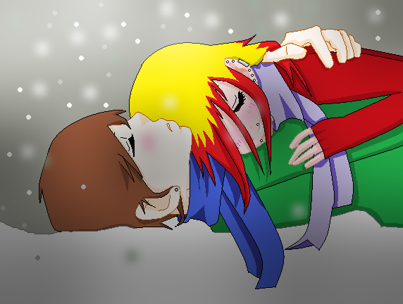 suna and takeshi in winter