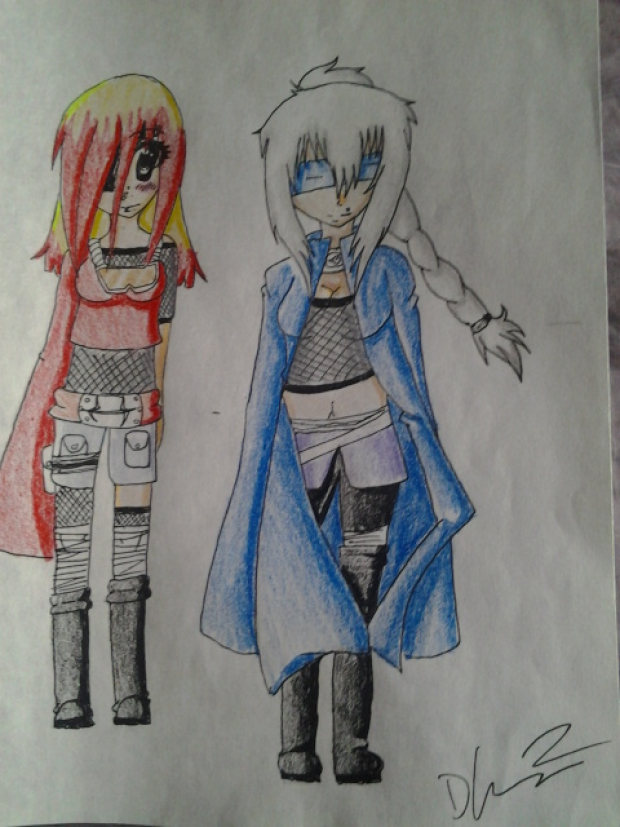 tiene and suna in their new outfits