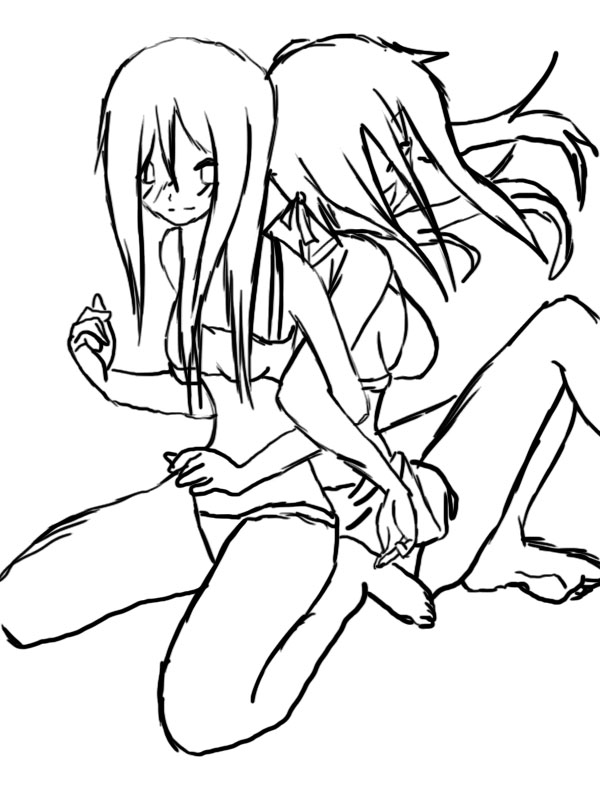 kasi and su-su quick tablet sketch
