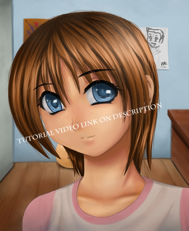 anime hair coloring tutorial