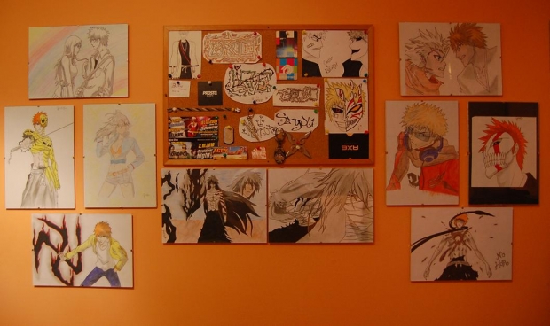 My Fan Art wall !