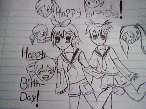 Happy B-Day Vocaloids