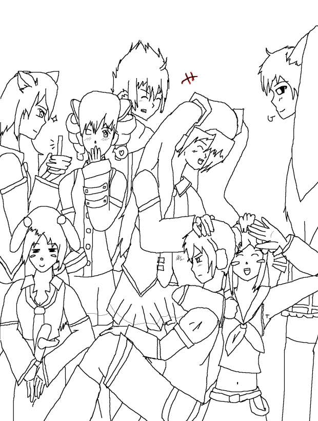 Vocaloid Gijinkas - SKETCH :D