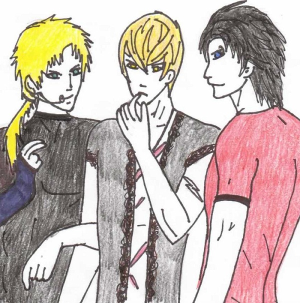 Kin, Luke, and Ryo [OCs]