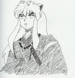 Inuyasha Looking Up