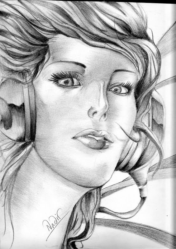 Randomn Girl - pEncil Sketch