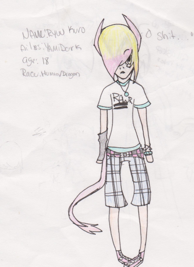 yami the pink dragon