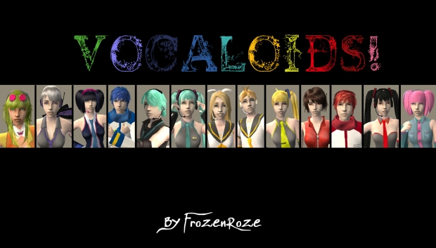 Vocaloids on the sims 2