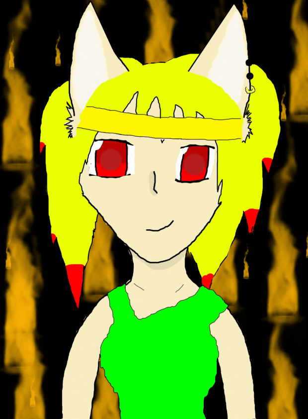 Minty the Ninetails Gijinka