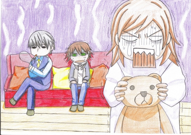 Junjou Romantica terror in chibis world