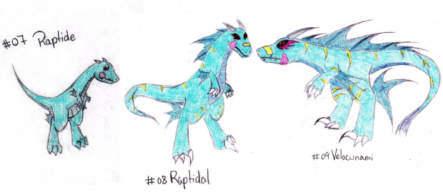 Raptide, Raptidal, Velocunami