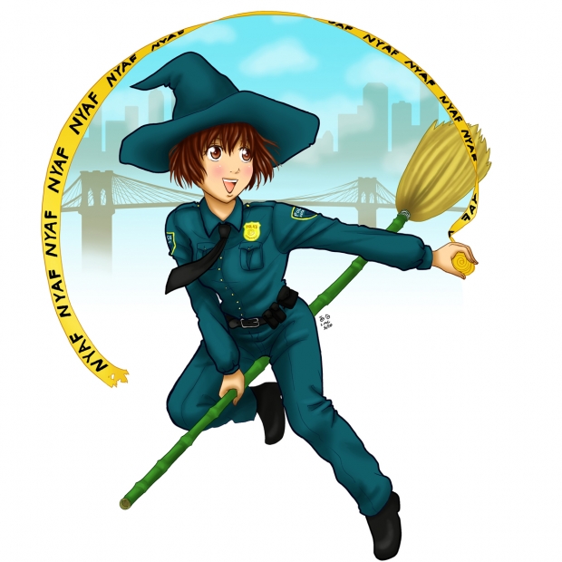 Police-Witch (no cat version)