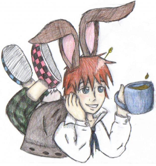 Ozzy as the march hare