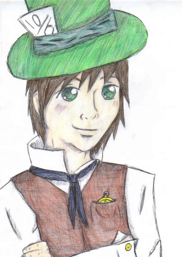 Ollie as the mad hatter