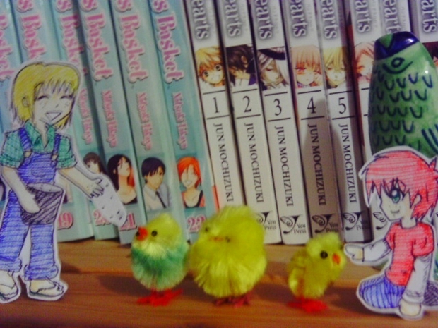 Feeding the chickens