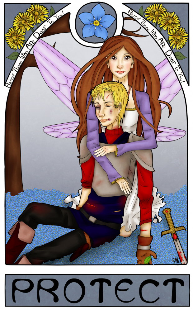 Protect - Art Nouveau