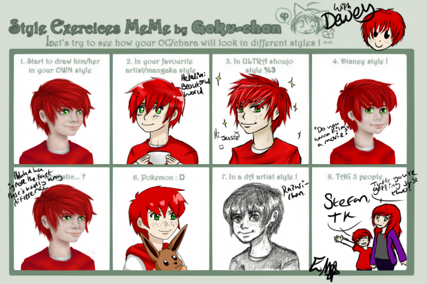 Style exercise  meme - Dewey