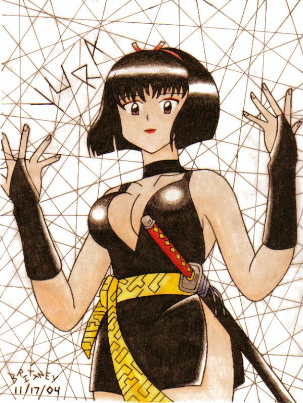 Yura Of The Demon Hair--colored