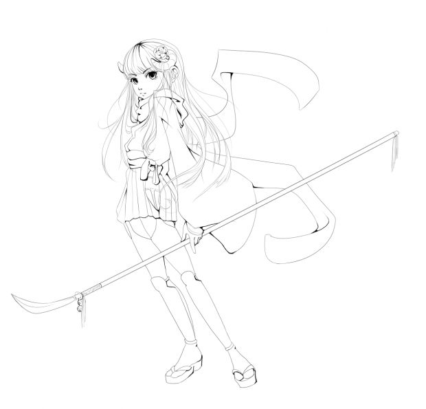 Shirakiin Ririchiyo ~lineart