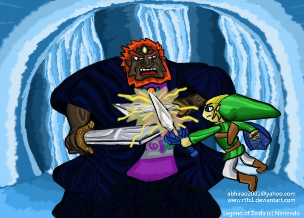 Wind Waker Ganon battle