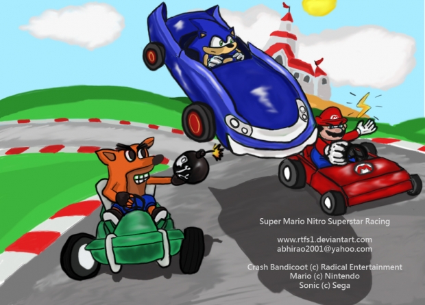 Super crossover Kart Racing