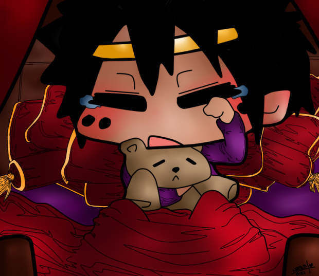 Gojo - Art Trade With NekoTenshiEmi